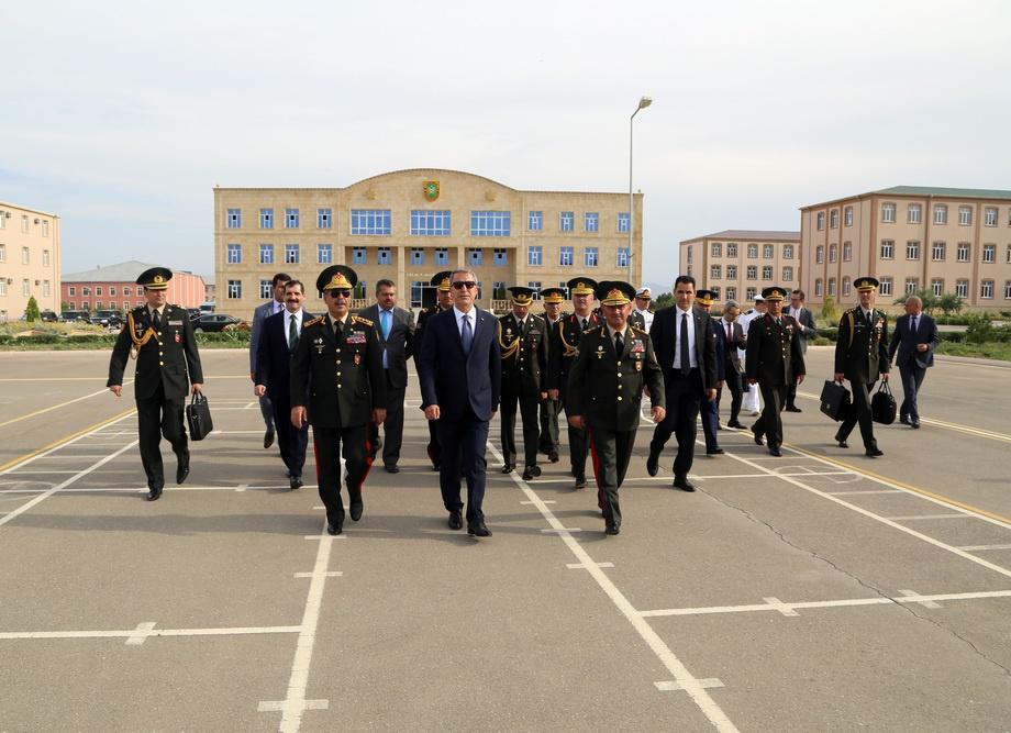 Defense ministers of Azerbaijan, Turkey visit Training-Educational Center & Military Lyceum named after Heydar Aliyev [PHOTO]