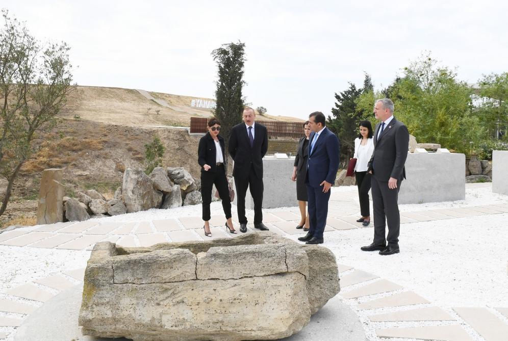 Azerbaijani president, First Lady inaugurate Yanardag Reserve after major overhaul [UPDATE]