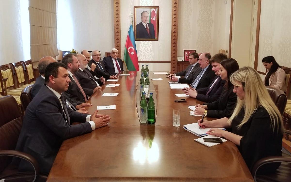 Mammadyarov meets with delegation led by vice-speaker of Grand National Assembly of Turkey