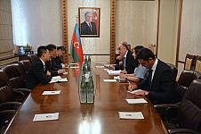 Azerbaijani FM receives outgoing Chinese ambassador