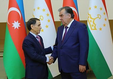 Azerbaijani PM, Tajik president meet in Dushanbe