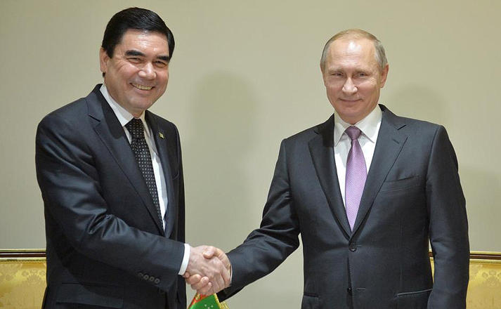 Turkmen, Russian presidents mull prospects for trade & economic co-op