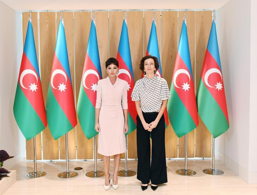 First Vice-President Mehriban Aliyeva meets with Director-General of UNESCO Audrey Azoulay [UPDATE]
