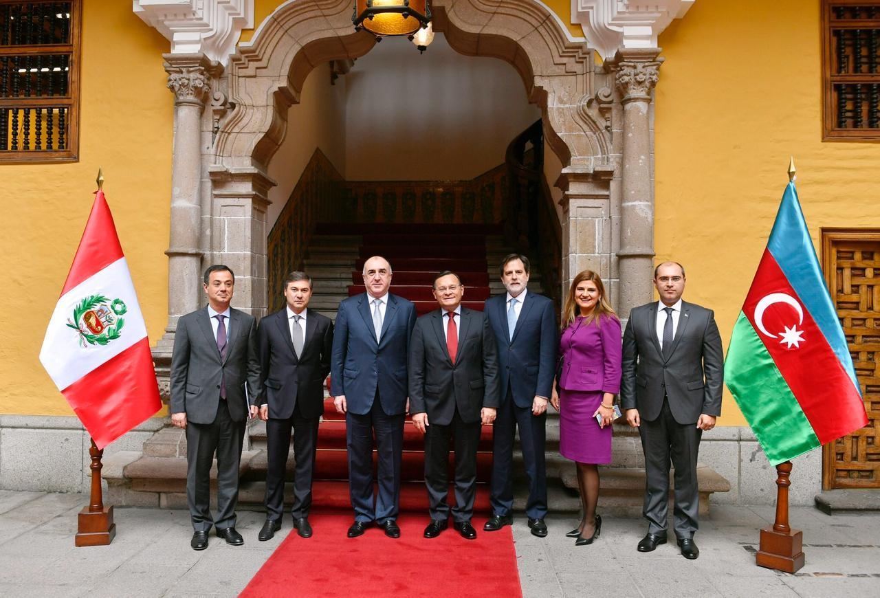 Azerbaijani FM thanks leadership of Peru for its position on Karabakh conflict [PHOTO]