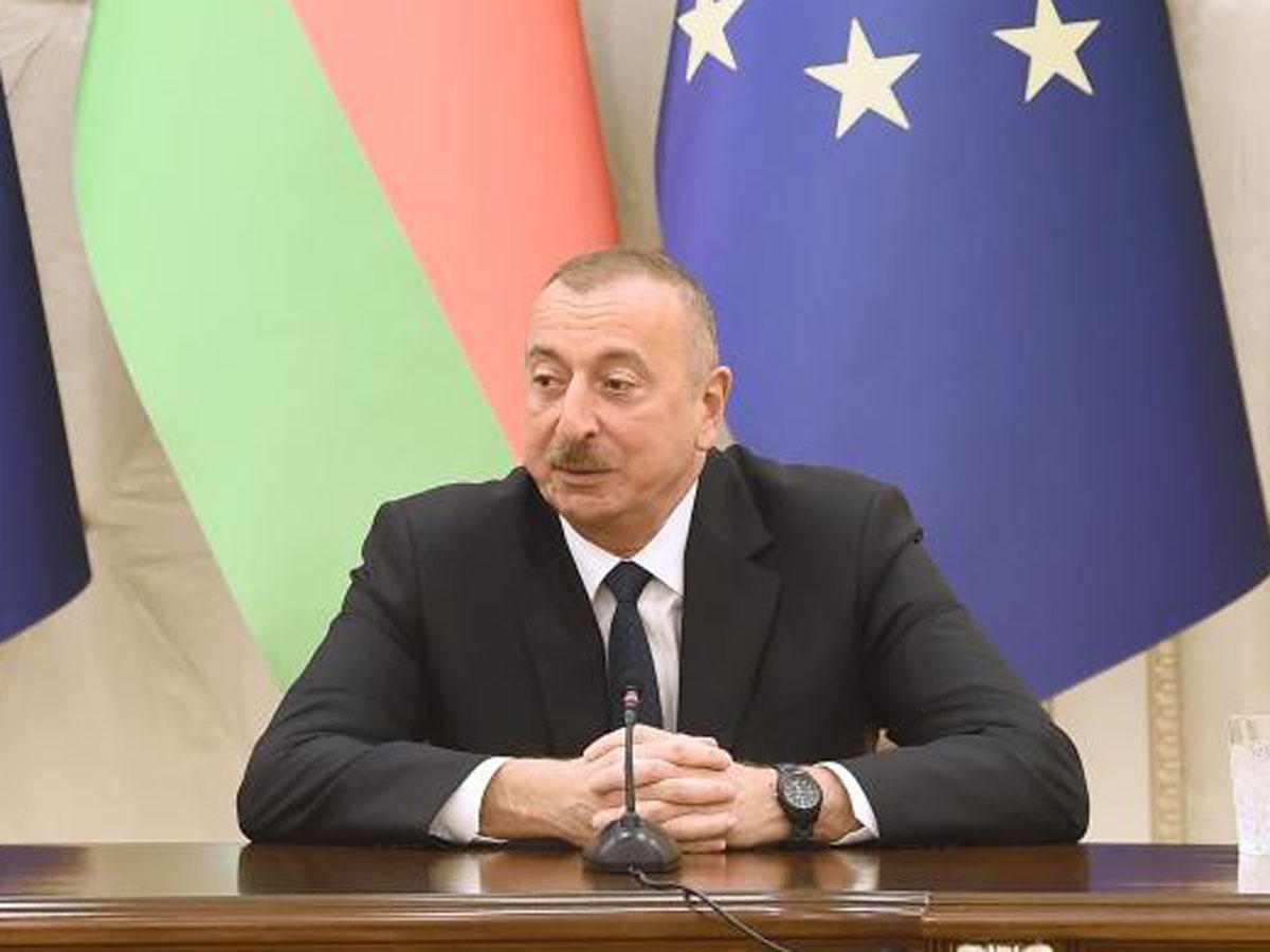 Ilham Aliyev: Change of status-quo means beginning of de-occupation of Azerbaijani territories