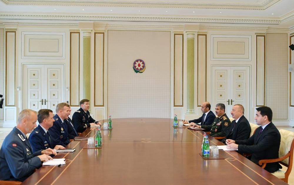 President Ilham Aliyev receives delegation led by NATO Supreme Allied Commander Europe