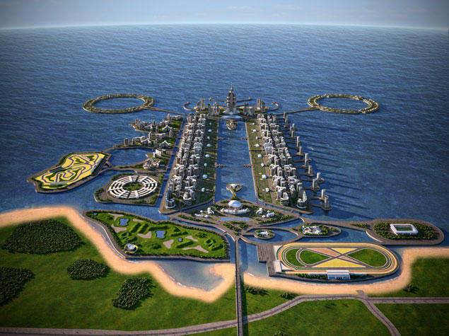 Feasibility study to be prepared for New City (former Khazar Islands) project in Azerbaijan