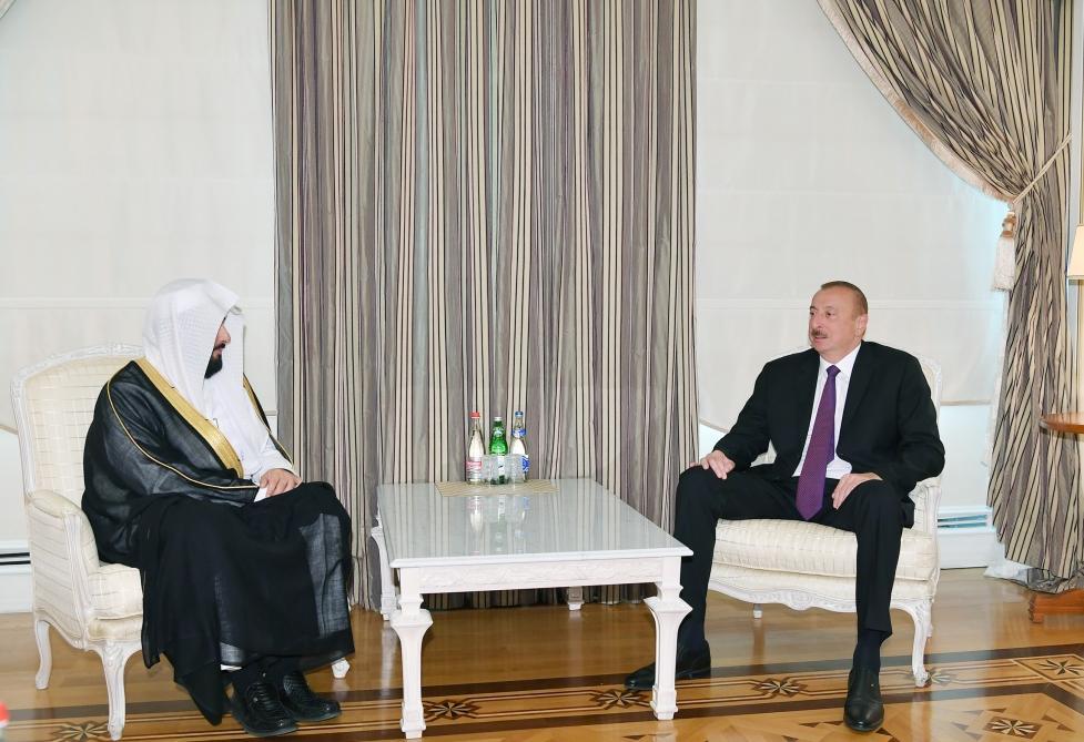 President Ilham Aliyev receives Saudi Arabian justice minister [UPDATE]
