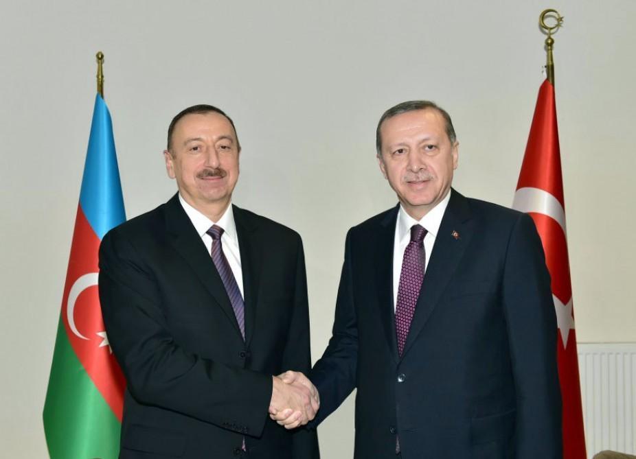 Turkish President Recep Tayyip Erdogan phoned President Ilham Aliyev