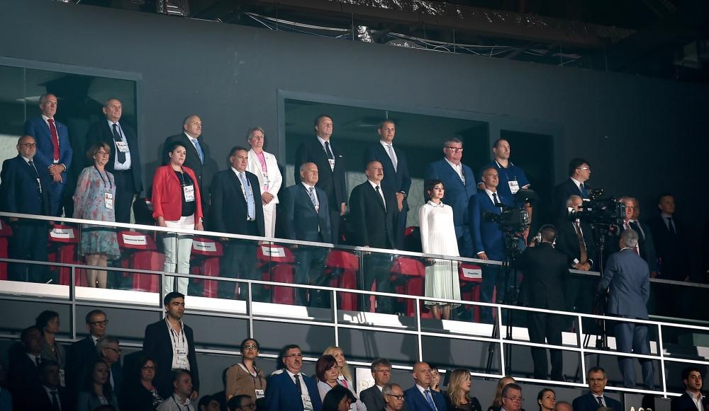 President Aliyev, First Lady Mehriban Aliyeva take part in solemn opening ceremony of 15th Summer European Youth Olympic Festival [UPDATE]