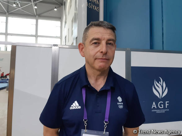 UK coach: Wonderful national gymnastics arena, strong rivals at EYOF Baku 2019