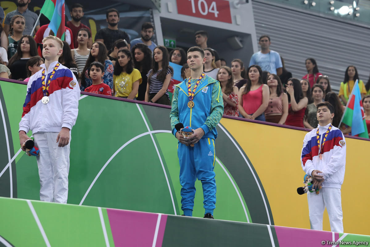 Ukrainian gymnast grabs gold in EYOF Baku 2019 individual all-around competitions [PHOTO]