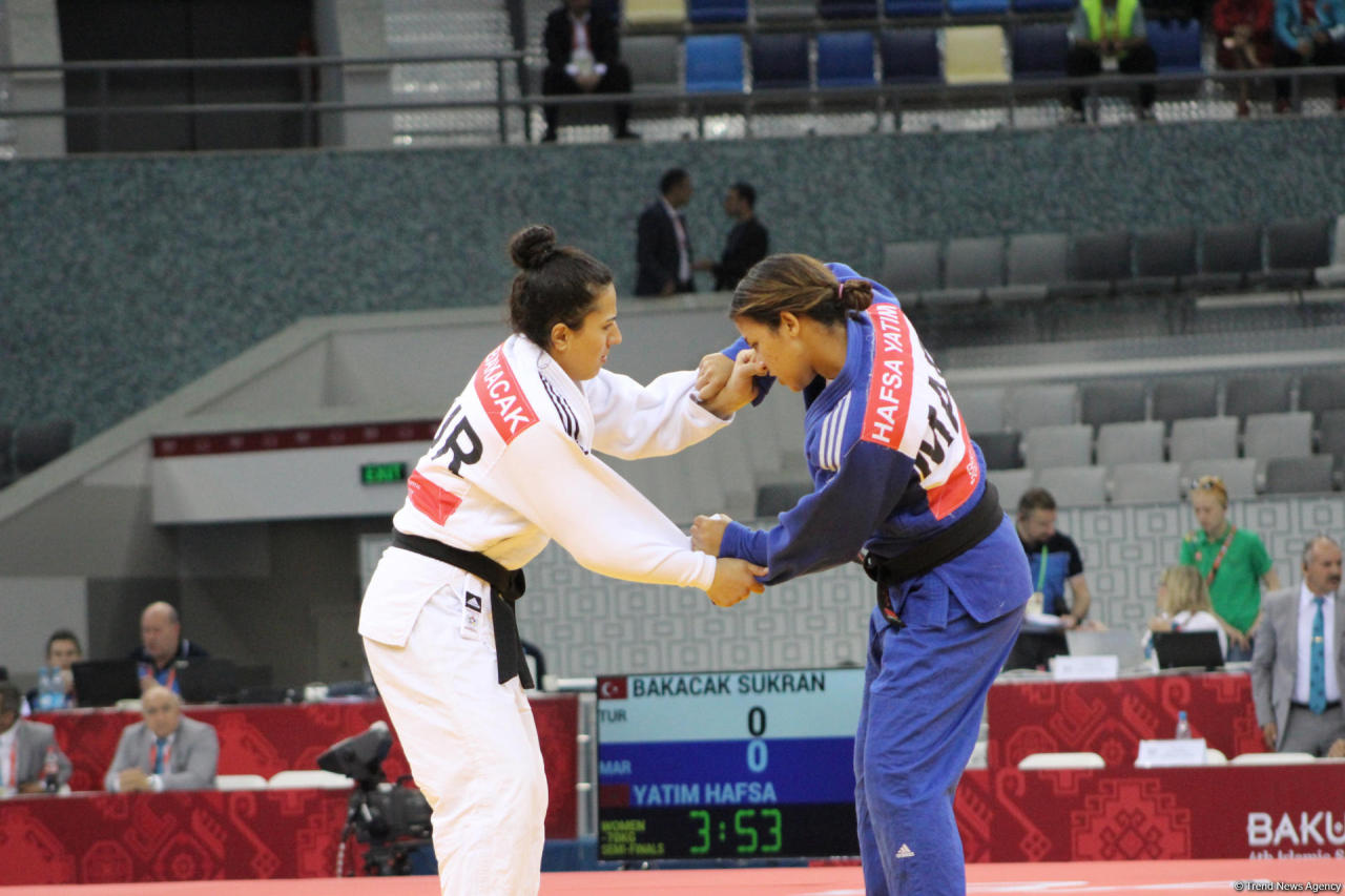 Turkish female judoka grabs gold during EYOF Baku 2019 competitions