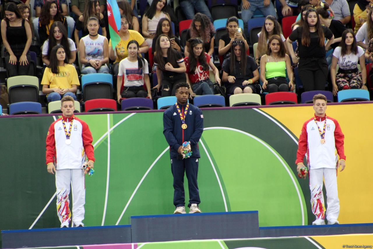 Winners in vault and balance beam exercises awarded at EYOF Baku 2019 [PHOTO]