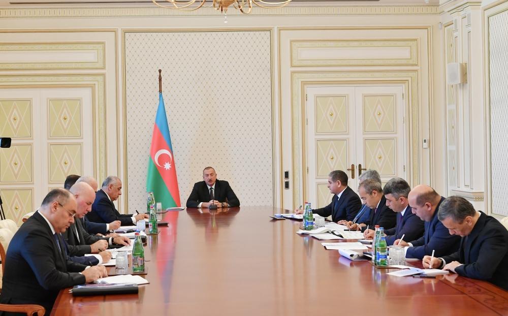 President Ilham Aliyev chairs meeting on country's socio-economic field [UPDATE]
