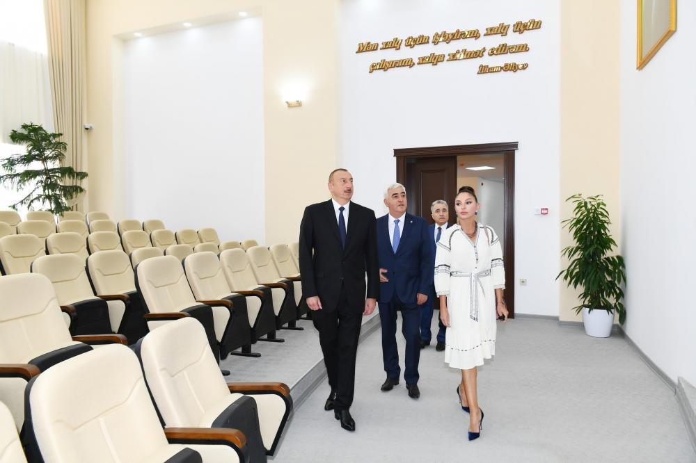 Azerbaijani President, First Lady attend opening of new administrative building of Pirallahi District Executive Authority [UPDATE]