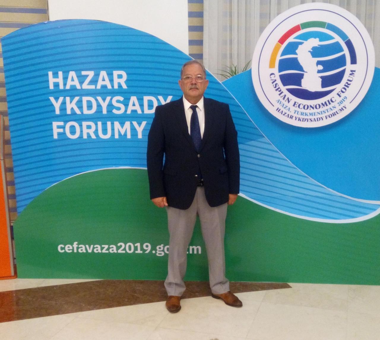 Head of Baku Network taking part in 1st Caspian Economic Forum in Turkmenistan [PHOTO]