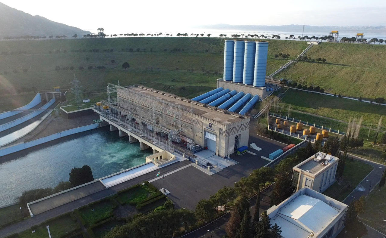One of Azerbaijan’s hydroelectric power stations under reconstruction [VIDEO]