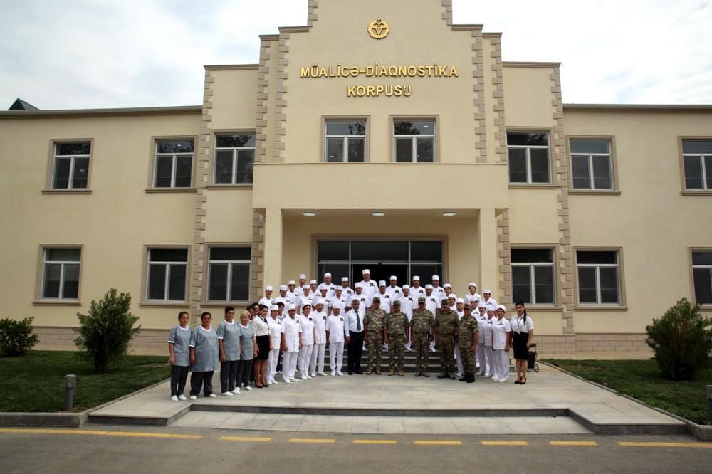 Azerbaijan opens new military hospital in frontline zone [PHOTO]