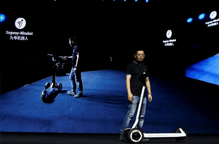 China's Ninebot unveils scooters that drive themselves to charging stations
