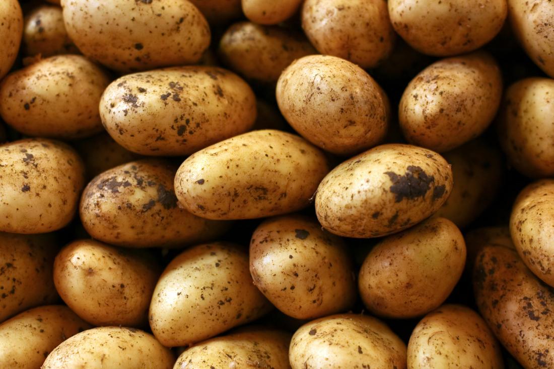 Potato yield up