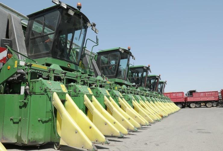 Preparation for cotton harvesting under completion in Azerbaijan