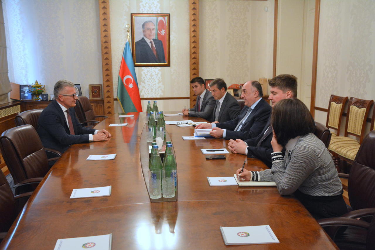 Elmar Mammadyarov receives newly appointed Ambassador of Croatia [PHOTO]