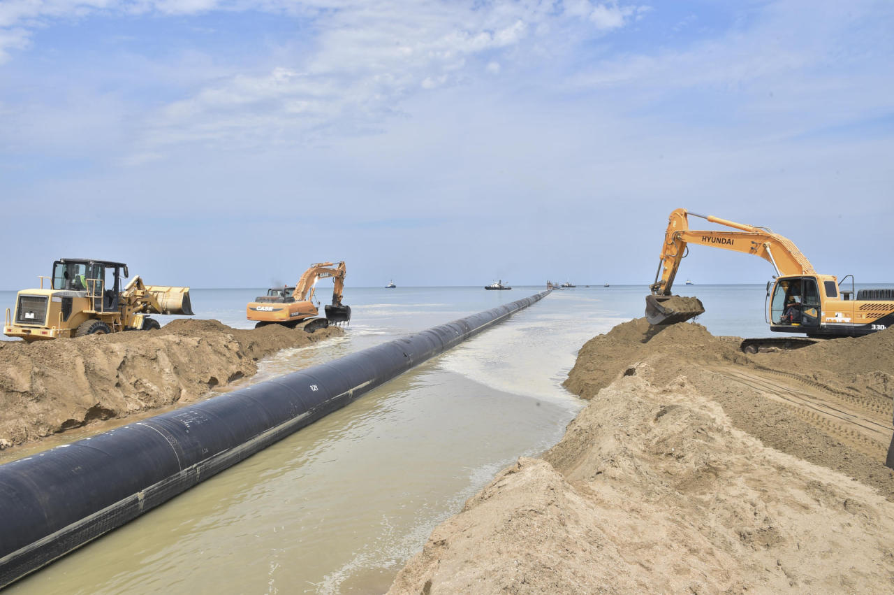 Wastewater treatment plant construction nearing completion