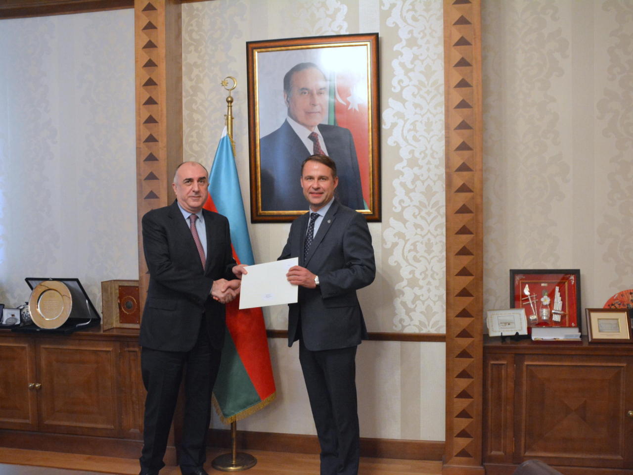 Azerbaijani FM receives newly appointed ambassador of Lithuania [PHOTO]