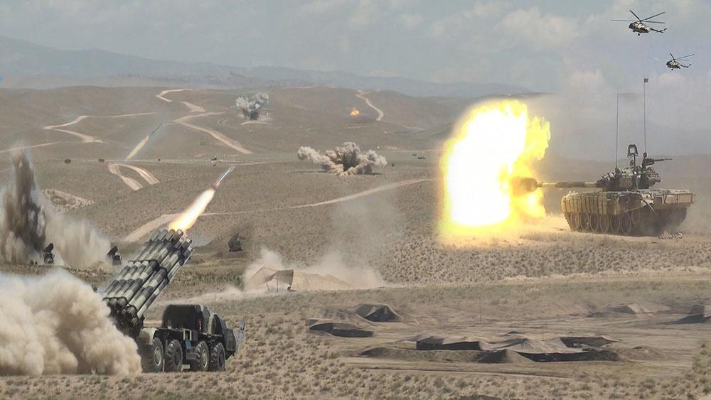 Troops of Azerbaijan's Nakhchivan garrison start Command&Staff Exercises