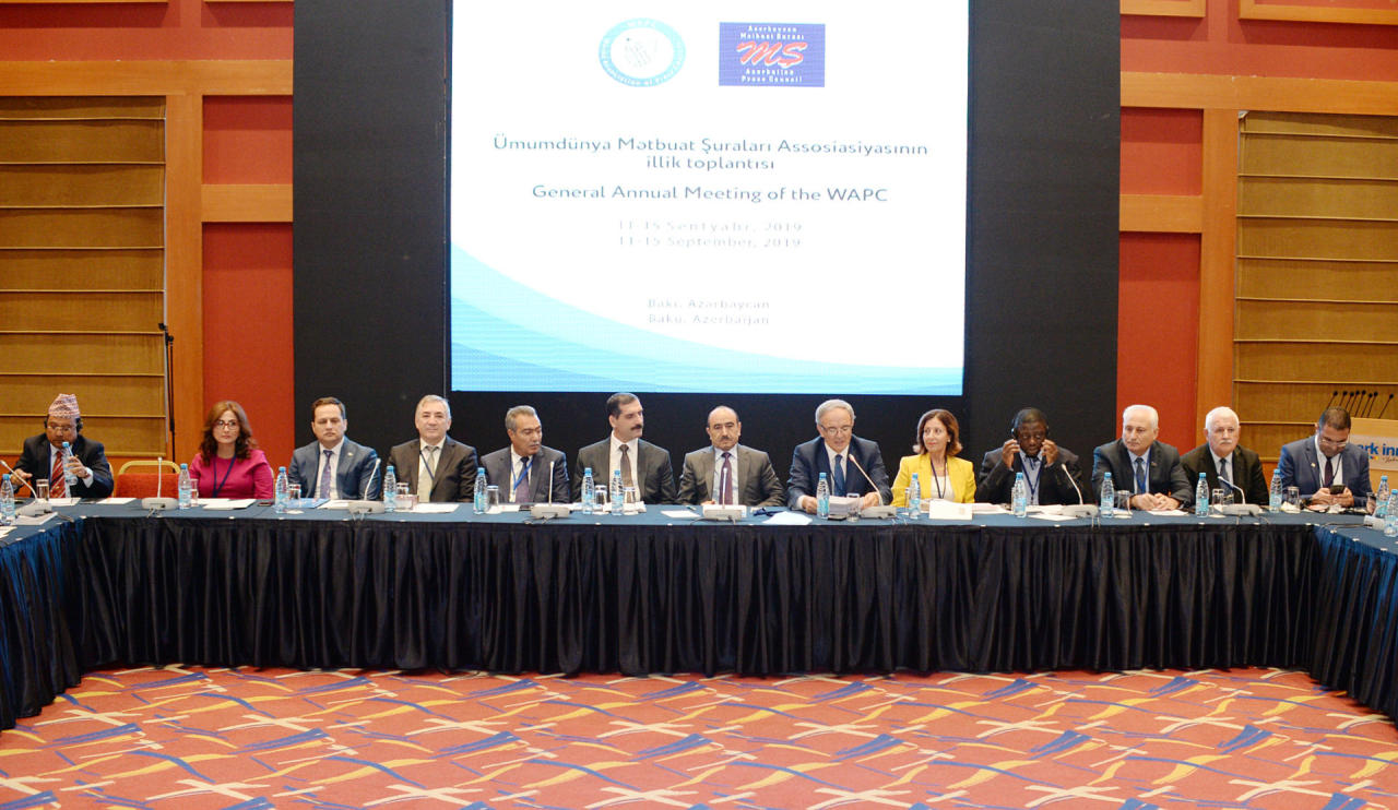 Annual meeting of World Association of Press Councils starts in Baku [PHOTO]