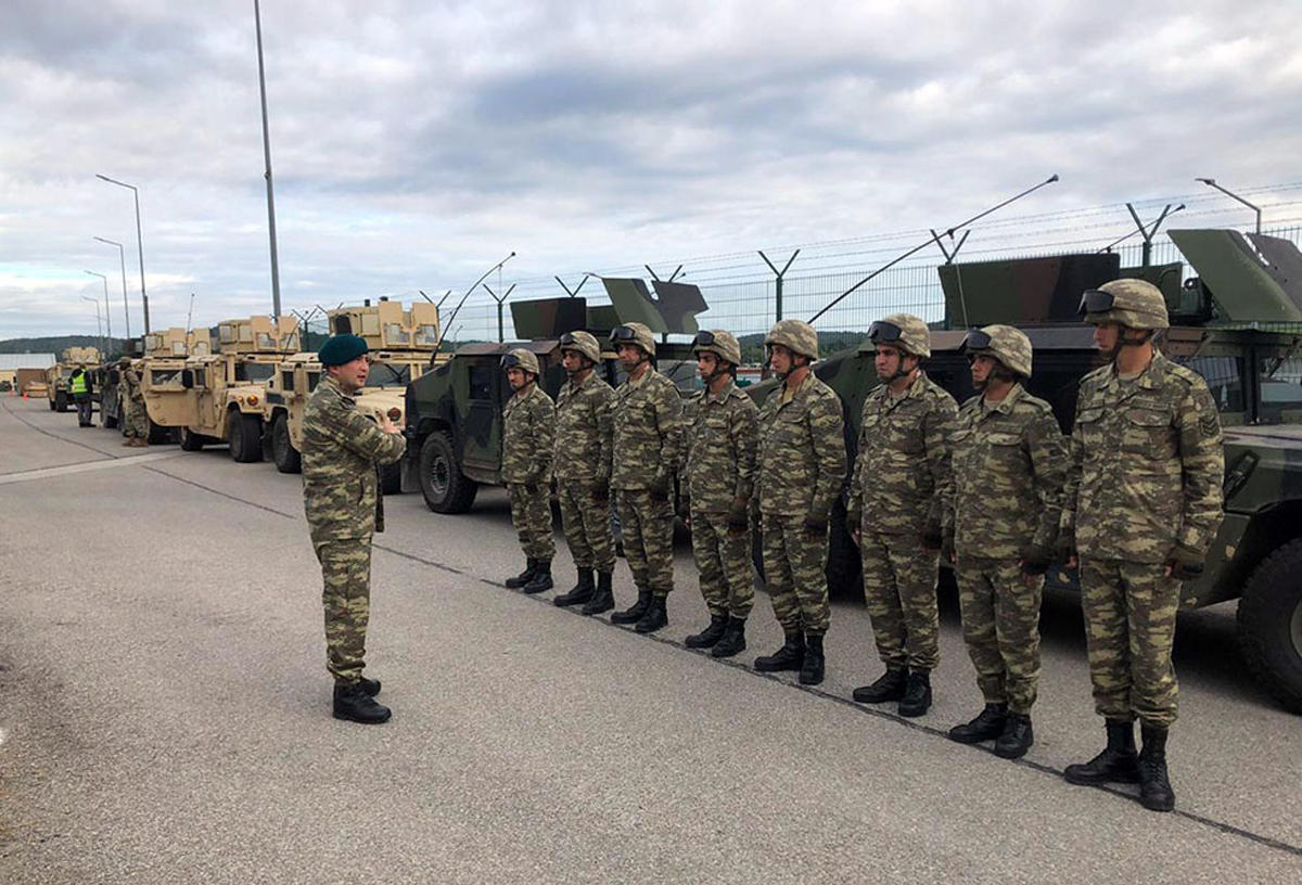 Azerbaijani servicemen participate in “Saber Junction - 19” exercises [PHOTO] - Gallery Image