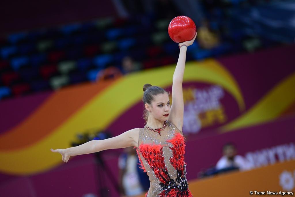 Azerbaijani gymnasts Agamirova and Hudis happy with their performances in championship [PHOTO]