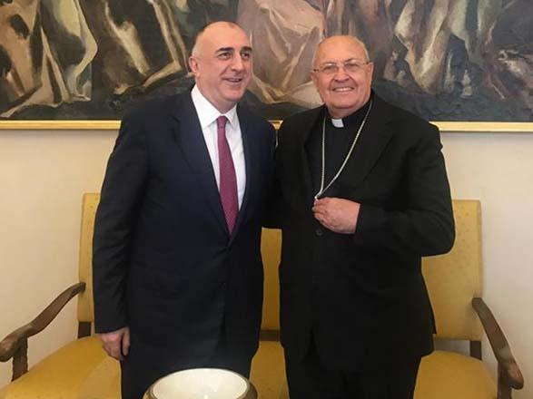 Azerbaijani FM meets Vatican Prefect of Congregation for Oriental Churches