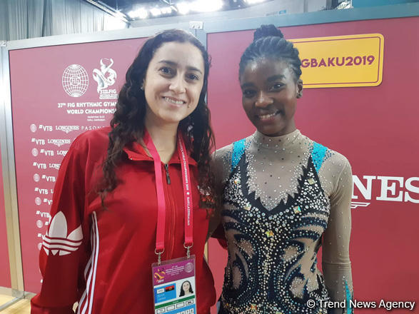 Angolan athlete: I'm honored to perform in National Gymnastics Arena in Baku