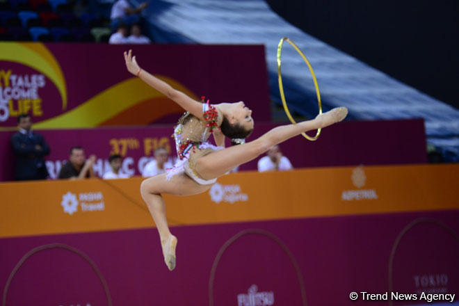 Finals of 37th Rhythmic Gymnastics World Championships kick off in Baku [PHOTO]