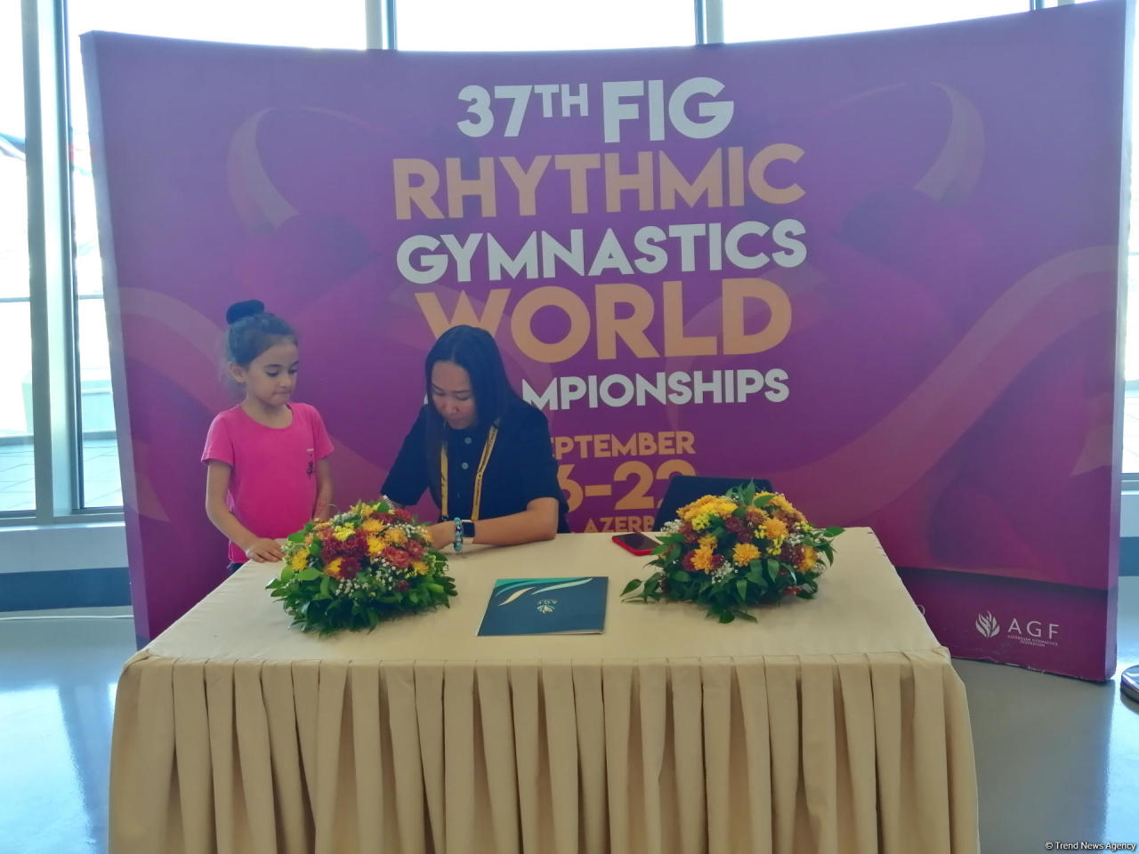 Meeting with Aliya Garayeva held in National Gymnastics Arena in Baku [PHOTO]
