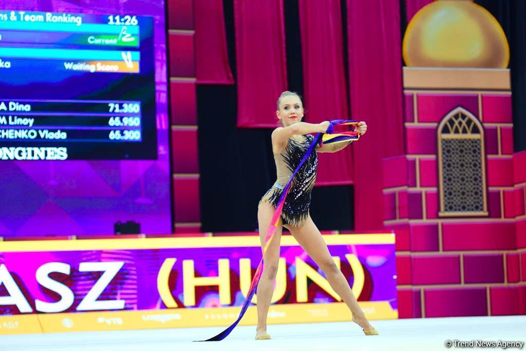 Results of Azerbaijani gymnasts on day 4 of 37th World Rhythmic Gymnastics Championships in Baku [PHOTO]