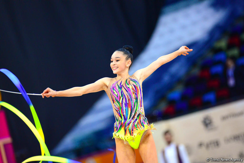 Azerbaijan’s Maryam Safarova shares impressions after performing at 37th World Rhythmic Gymnastics Championships