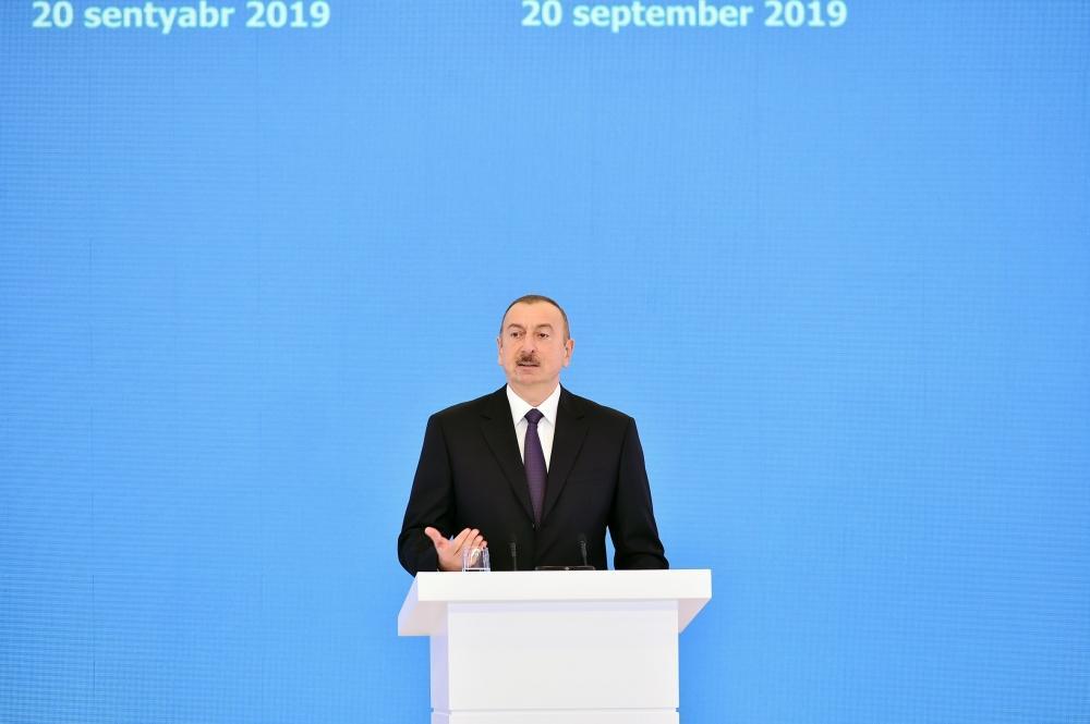 President Aliyev: Today, Azerbaijani oil serves independent state of Azerbaijan