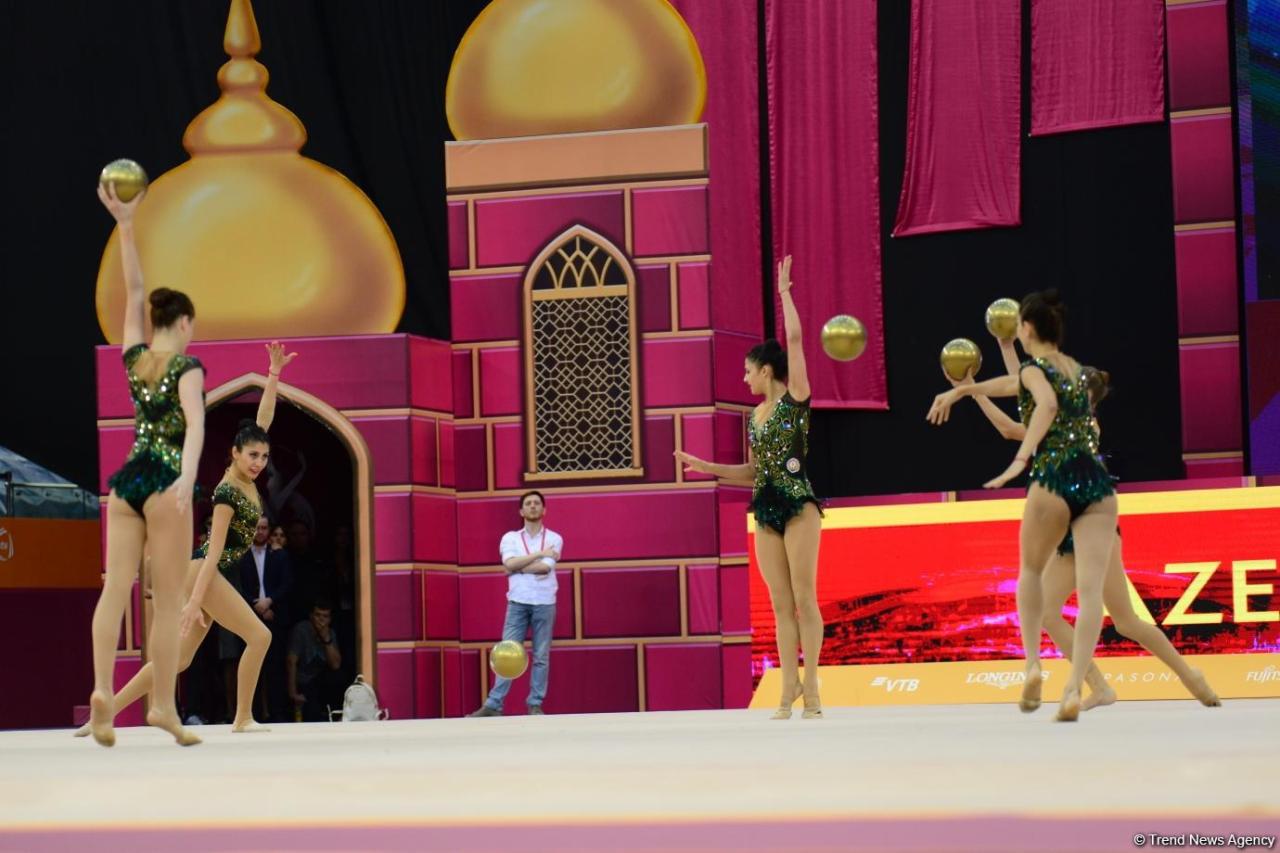 Azerbaijan team reaches finals of 37th Rhythmic Gymnastics World Championship