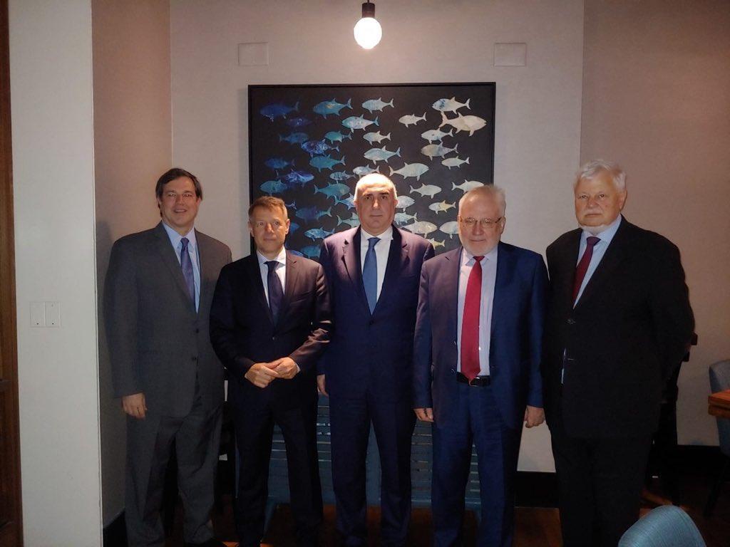 Azerbaijani FM meets with OSCE MG Co-chairs in New York [PHOTO]