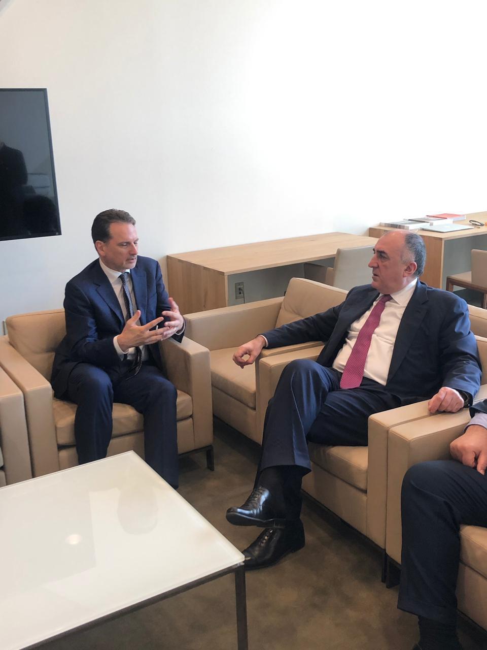 Azerbaijani FM meets with Commissioner-General of Relief and Works Agency for Palestine Refugees