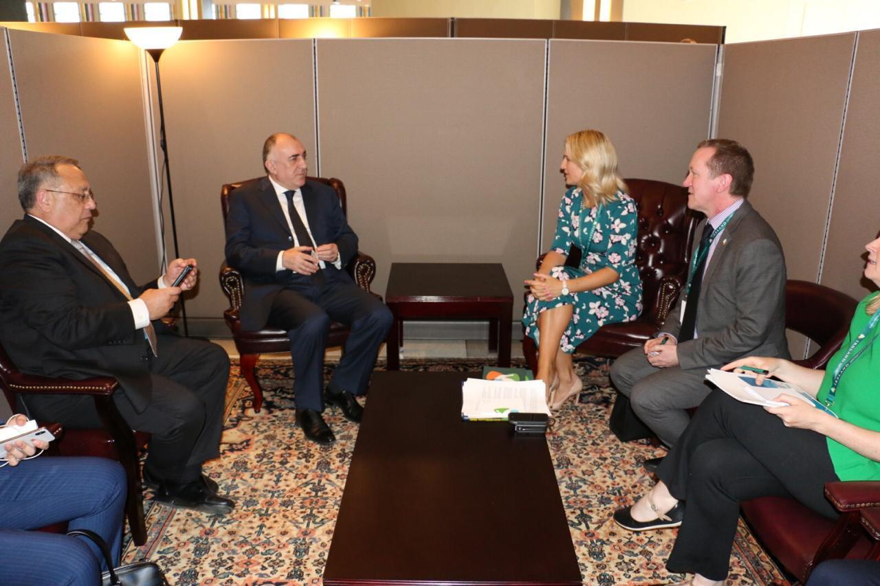 Azerbaijani FM meets Minister for European Affairs of Ireland [PHOTO]
