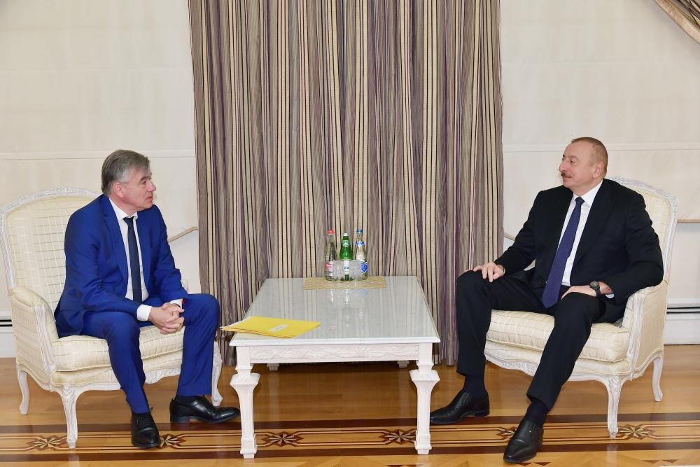 President Ilham Aliyev receives delegation led by head of France-Caucasus Friendship Group in Senate of France [UPDATE]