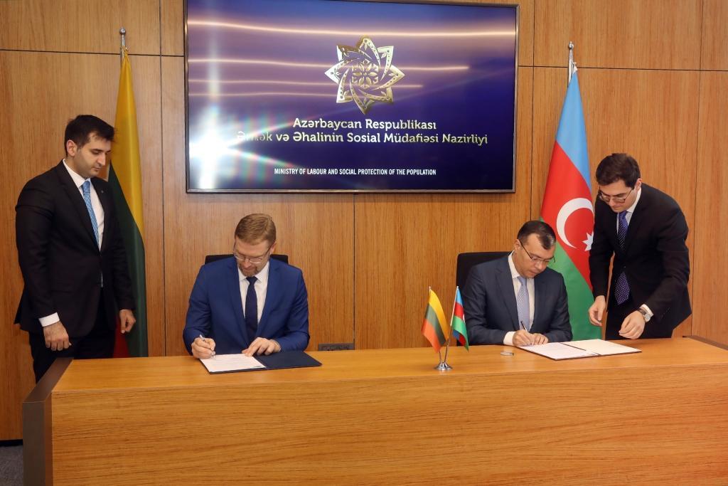 Azerbaijan, Lithuania to enhance social security cooperation