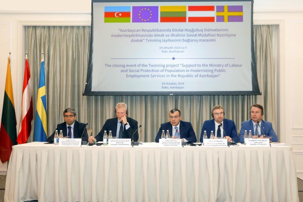 Minister outlines EU twinning project's role in developing Azerbaijan's employment strategy [PHOTO]