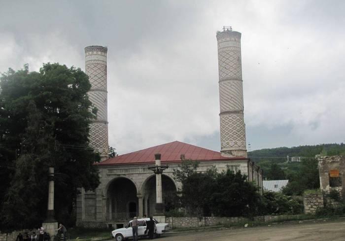 Karabakh's Azerbaijani community issues statement on "restoration" of mosque in occupied Shusha