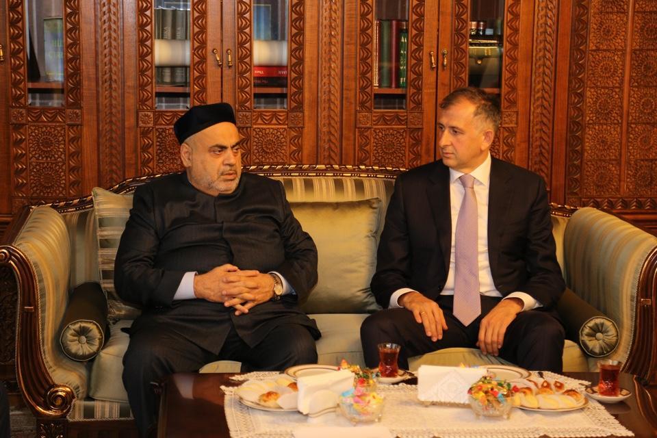 Chairman of Caucasus Muslims Office meets Georgian ambassador