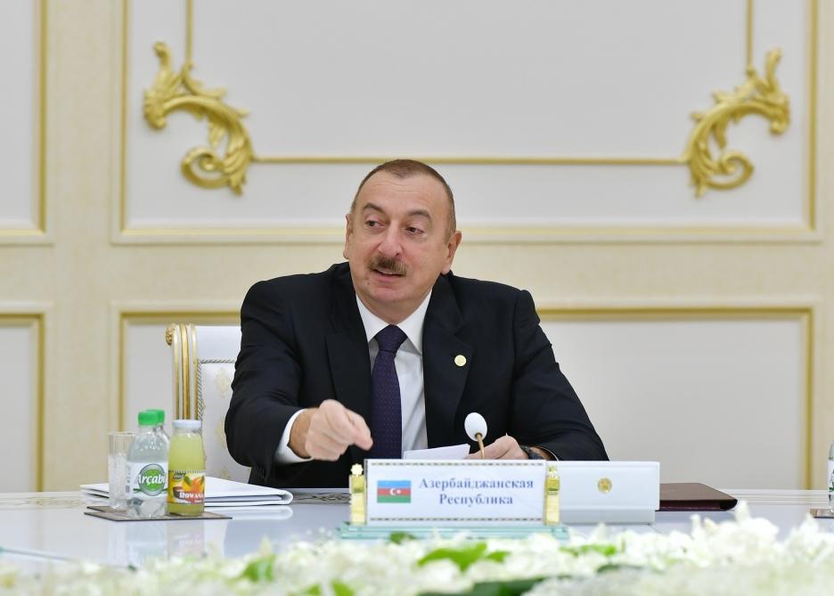 Azerbaijani president by his statement in Ashgabat put Armenian PM in his place